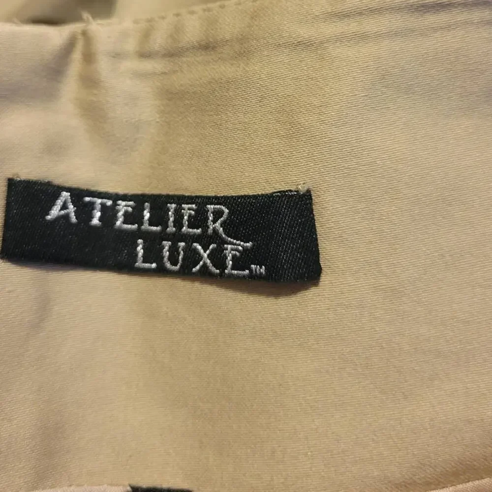 NWT Atelier Luxe Khaki Skirt Athleisure‎ Active Tan Stretch Women's Size 2P